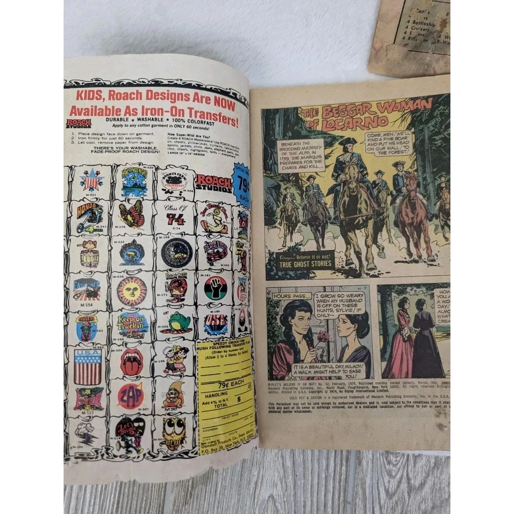 Vintage Ripley's Believe It or Not! True Ghost Stories Gold Key Comic Lot Of 2
